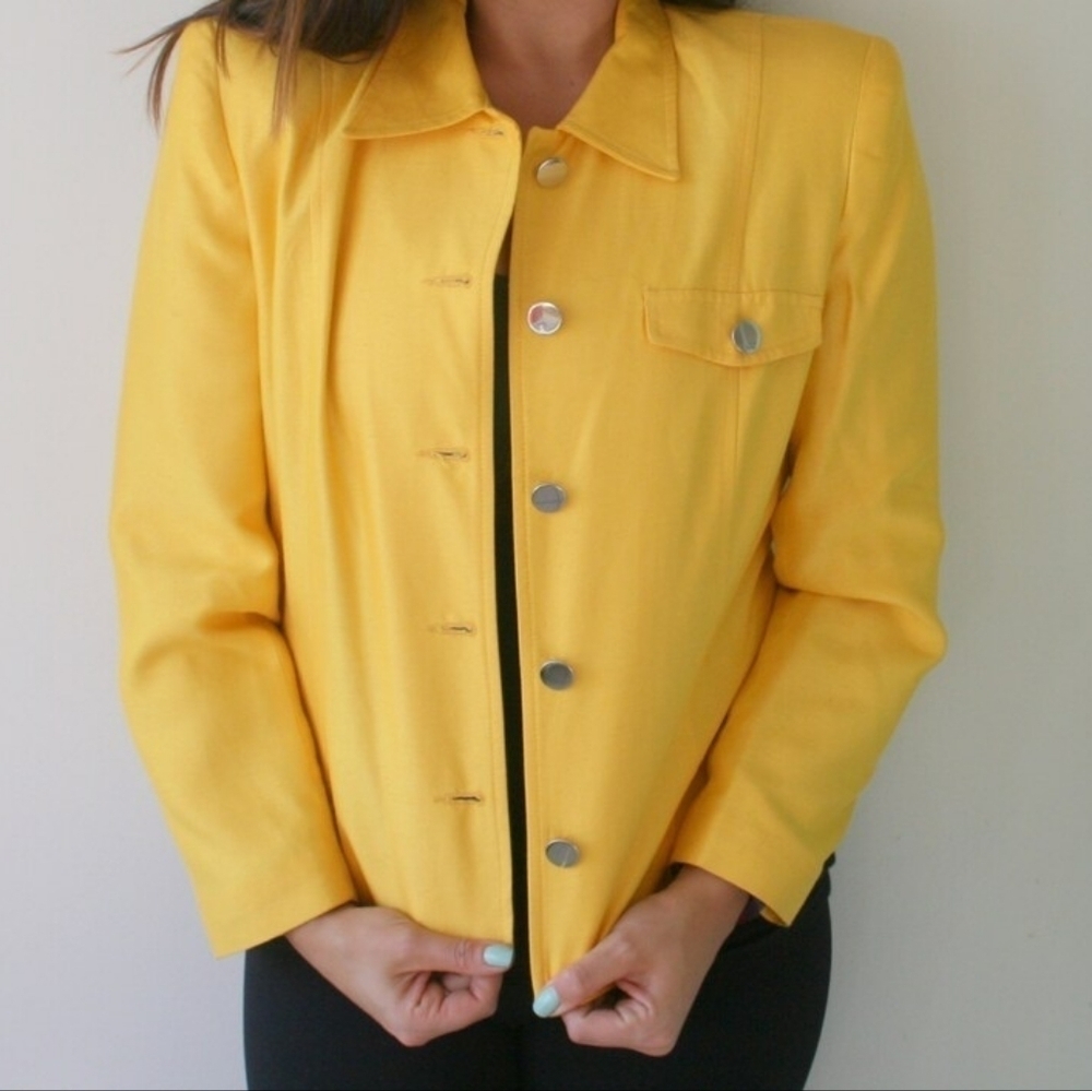 ✨️NWT Vintage Norton McNaughton  Yellow Jacket.  Sz 8